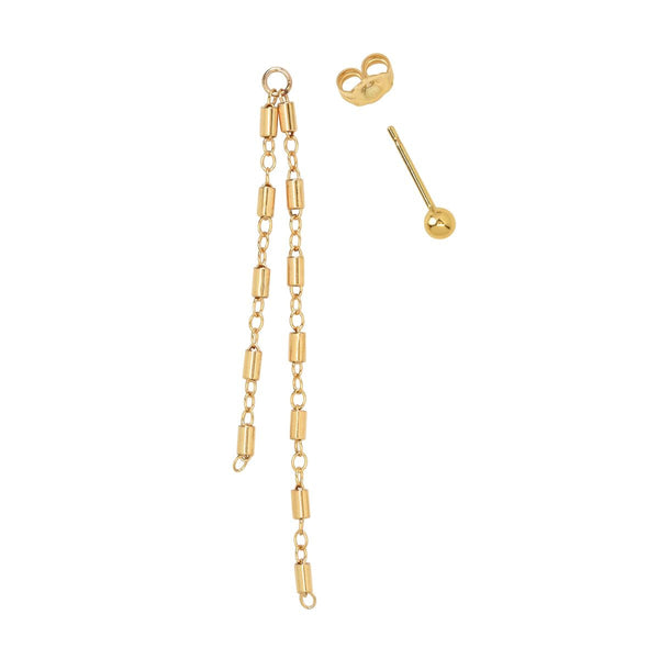 Detachable Round Multi Bar Sphere Studs - - Earrings - Ofina