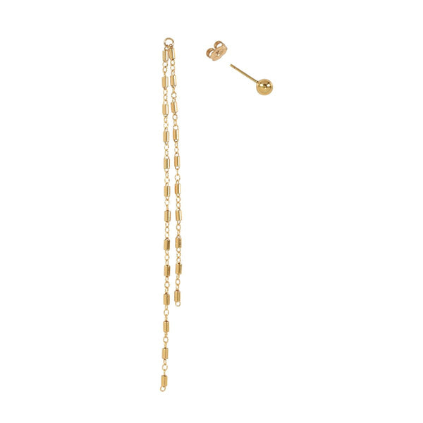 Detachable Round Multi Bar Sphere Studs - - Earrings - Ofina