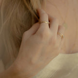 10k Solid Gold Thick Band - - Rings - Ofina