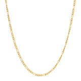 Figaro Chain Link Necklace - Gold / 14" - Necklaces - Ofina