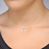 Tiny Triple Disc Choker Necklace - - Necklaces - Ofina