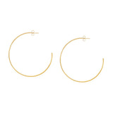 SALE - Thin Hoop Earrings - 55mm - Earrings - Ofina
