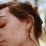 10k Solid Gold Huggie Hoops - - Earrings - Ofina