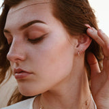 CZ Open Huggies - - Earrings - Ofina