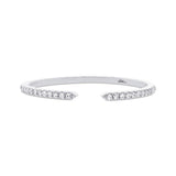 Diamonds Open Ring - - Rings - Ofina
