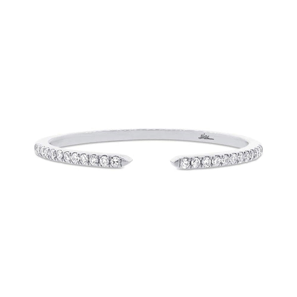 Diamonds Open Ring - - Rings - Ofina