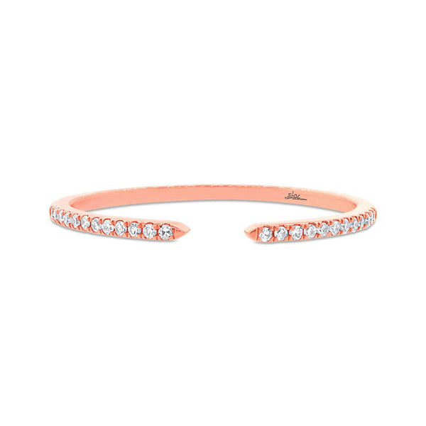 Diamonds Open Ring - - Rings - Ofina