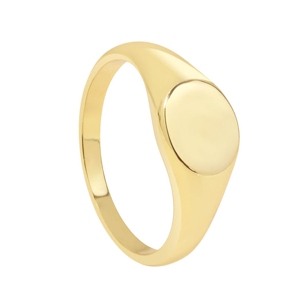 Signet Ring - Gold / 5 - Rings - Ofina