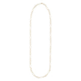 Multi-Interlocking Diamond Cut & Marquise Necklace - Gold - Necklaces - Ofina