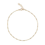 Flat Multi Bar Anklet - 8 inches -  - Ofina