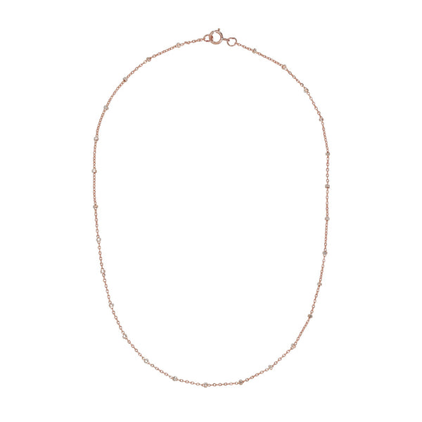 2-Tone Ball Chain Long Necklace -  - Necklaces - Ofina