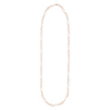 Multi-Interlocking Diamond Cut & Marquise Necklace - Rosegold - Necklaces - Ofina