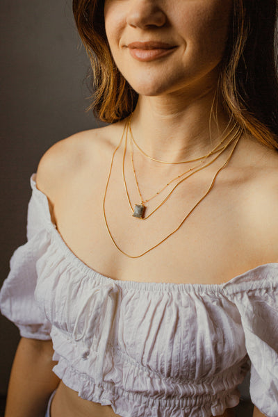 Snake Chain Necklace -  -  - Ofina