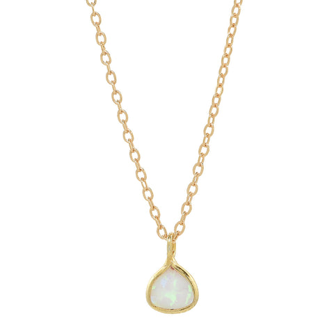 Triangle Opal Necklace -  - Necklaces - Ofina