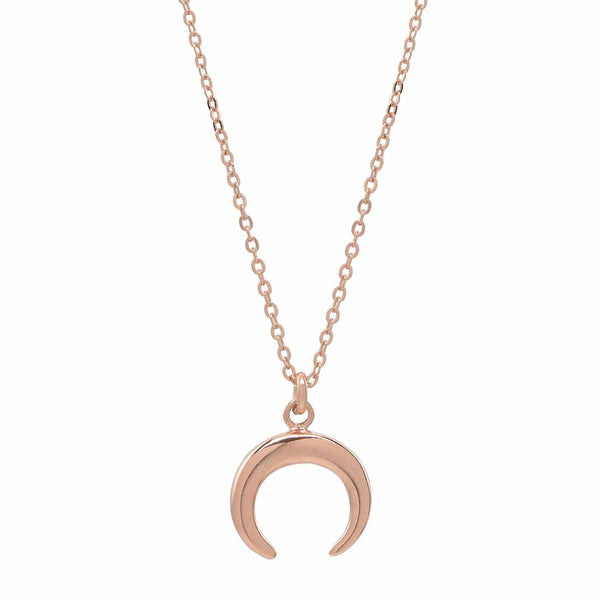 SALE - Horn Necklace - Rosegold / Small - Necklaces - Ofina