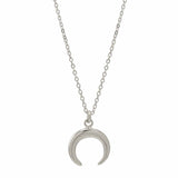 SALE - Horn Necklace - Silver / Small - Necklaces - Ofina