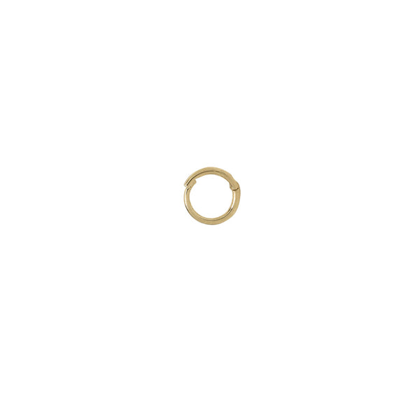 10k Solid Gold Huggie Hoops - Yellow Gold / 9mm - Sold Individually - Earrings - Ofina