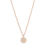 Round Multi CZ Necklace - Rosegold / 6mm - Necklaces - Ofina