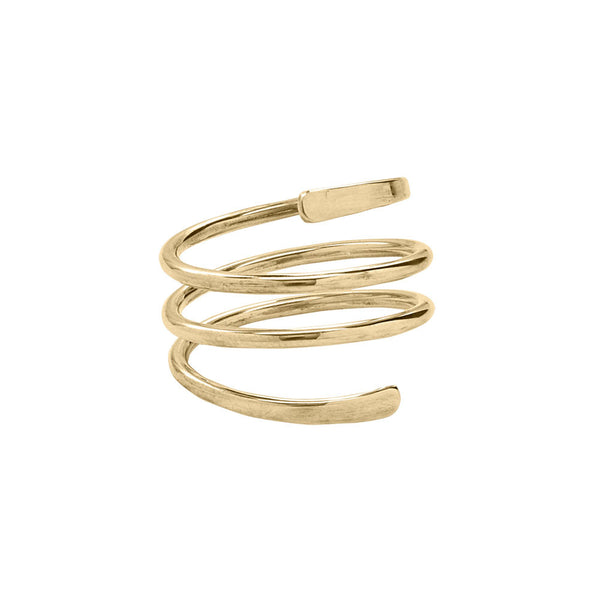 Multiple Twirl Ring - Gold / 5 - Rings - Ofina