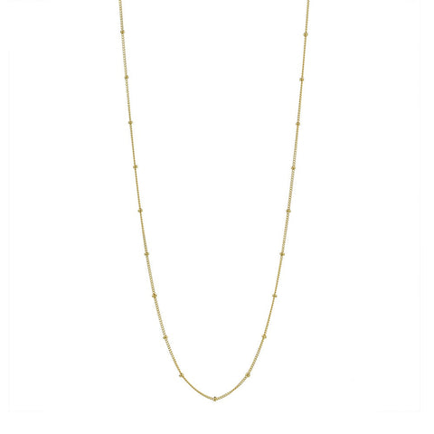 Ball Chain Necklace - Gold / 24" - Necklaces - Ofina