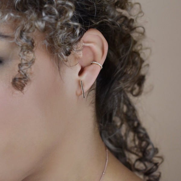 CZ Middle Ear Cuff -  - Earrings - Ofina