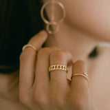 Thick Curb Ring -  - Rings - Ofina