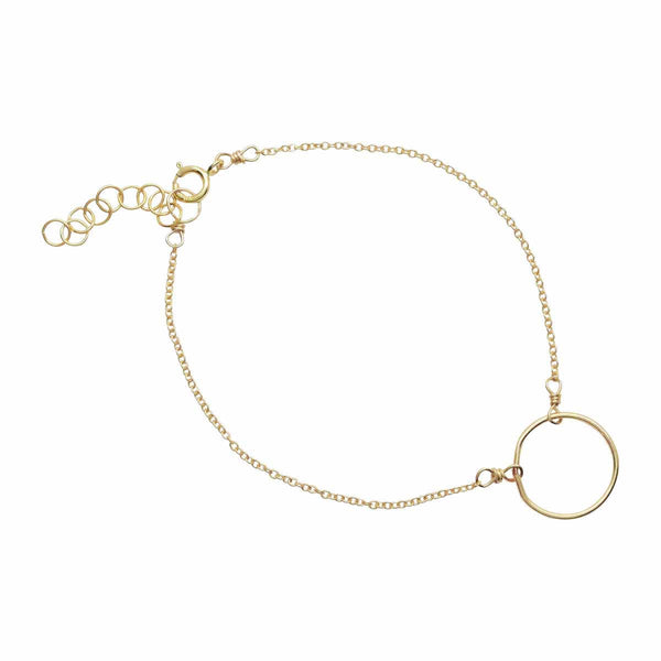 Open Circle Bracelet - Gold - Bracelets - Ofina