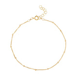 Ball Chain Bracelet - Gold / 6" - Bracelets - Ofina