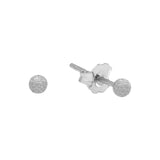 Stardust Sphere Studs - Silver / 3mm - Earrings - Ofina