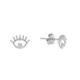 Eye Studs - Silver - Earrings - Ofina
