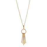 Fringe Necklace - Gold - Necklaces - Ofina