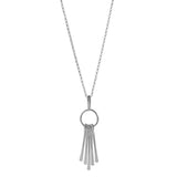 Fringe Necklace - Silver - Necklaces - Ofina