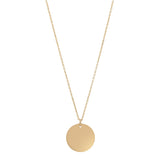 Disc Necklace - Thin Chain / Medium - Necklaces - Ofina