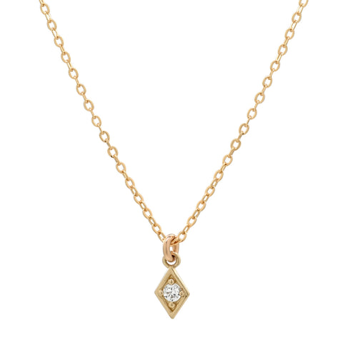 Tiny CZ Diamond Necklace -  - Necklaces - Ofina