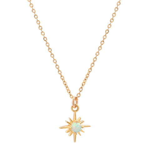 Opal Sun Ray Necklace -  - Necklaces - Ofina