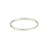 Hammered Band Ring - Silver / 2 - Rings - Ofina