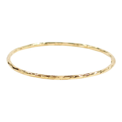 Diamond Cut Knuckle Ring - Gold - Rings - Ofina