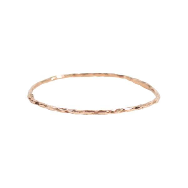Diamond Cut Knuckle Ring - Rosegold - Rings - Ofina