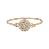 Round Multi-CZ Ring - Gold / 5 - Rings - Ofina