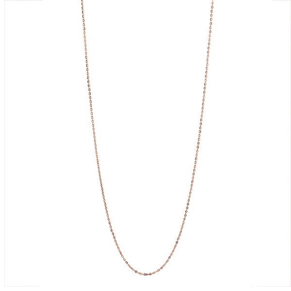 Thin Chain Necklace - Rosegold / 16" - Necklaces - Ofina