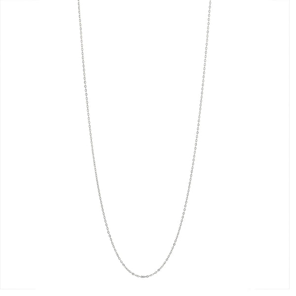 Thin Chain Necklace - Silver / 16" - Necklaces - Ofina