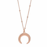 SALE - Horn Necklace - Rosegold / Large - Necklaces - Ofina
