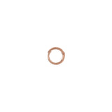 10k Solid Gold Huggie Hoops - Rose Gold / 9mm - Sold Individually - Earrings - Ofina