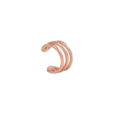 Triple Line Ear Cuff - Rosegold - Earrings - Ofina