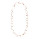 Multi-Interlocking Diamond Cut Necklace - Rosegold - Necklaces - Ofina