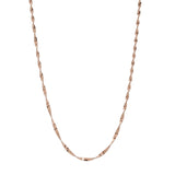 Twisted Magic Chain Necklace - Rosegold / 16 inches - Necklaces - Ofina