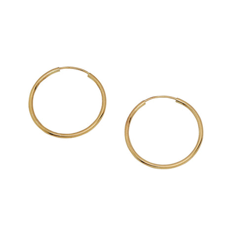 Hoop Earrings - Gold / 12mm - Earrings - Ofina
