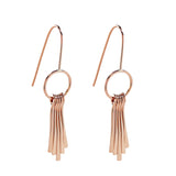 Fringe Earrings - Rose Gold - Earrings - Ofina