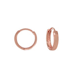 Thick Ear Huggie - Medium / Rose Gold - Earrings - Ofina