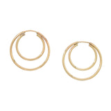 Double Hoop Earrings - Small - Earrings - Ofina